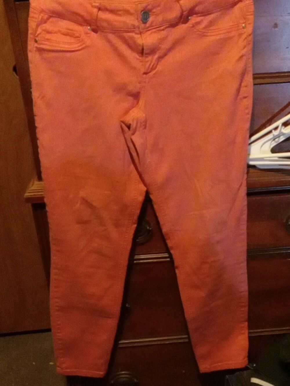 Women's Slim Peach Color Jeans
